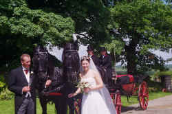 Click to view larger picture.

Ben & Sam toast the Bride & Groom